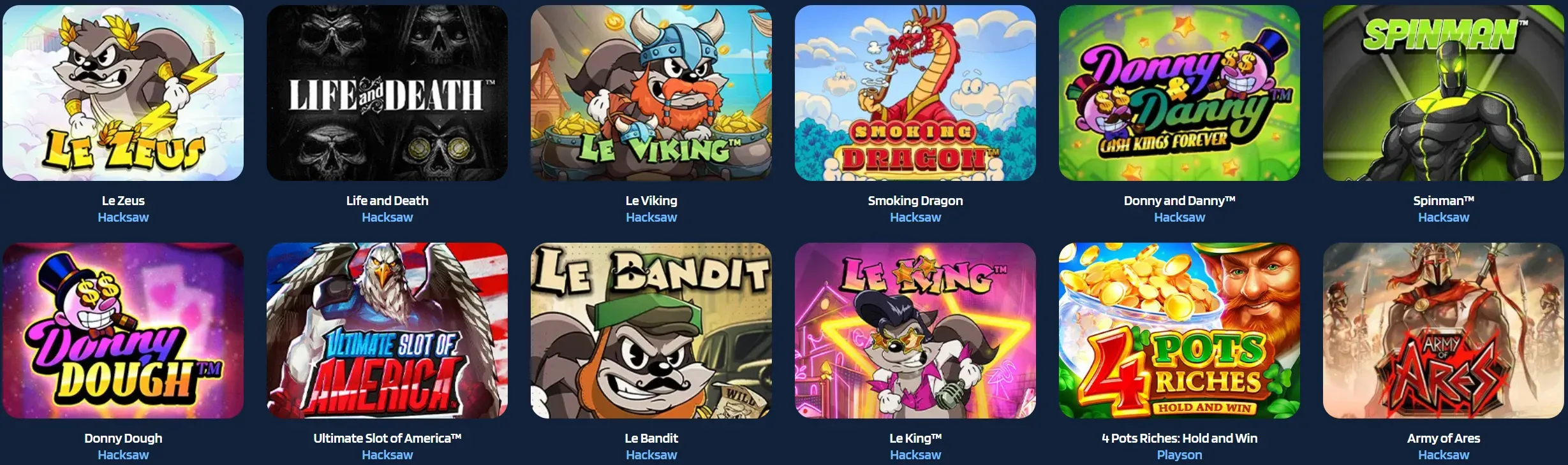 Oha Casino feature buy en bonus slots