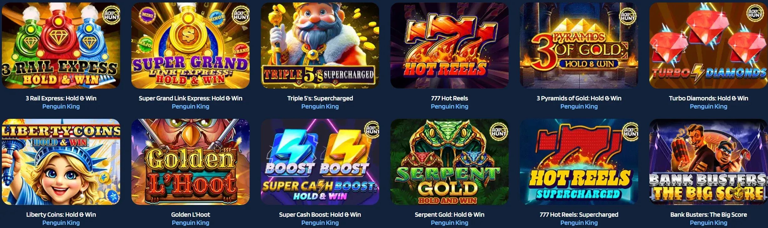 Oha Casino Penguin King Jackpot Hunt spellen
